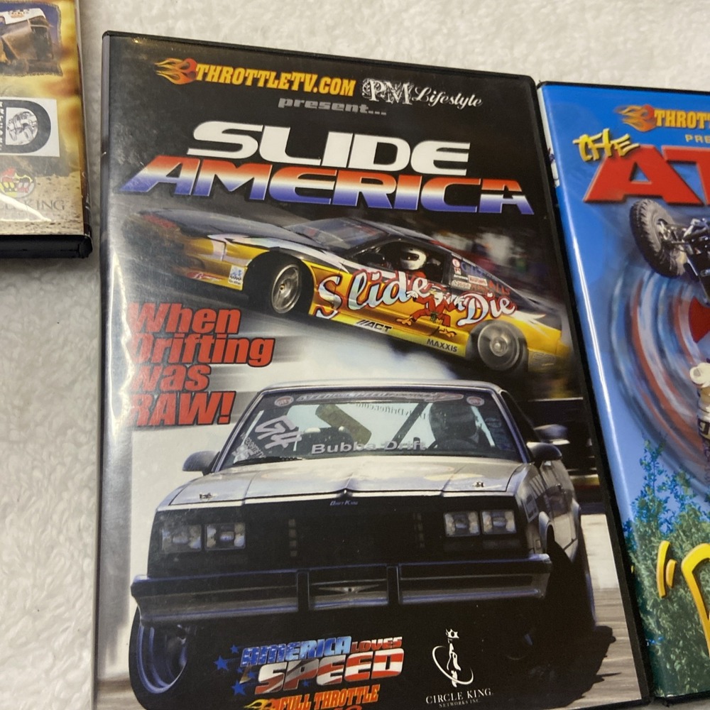 Throttle TV Slide America Fist Full Of Dirt The ATV Movie Revolutionary Lot Of 3 - Picture 4 of 16